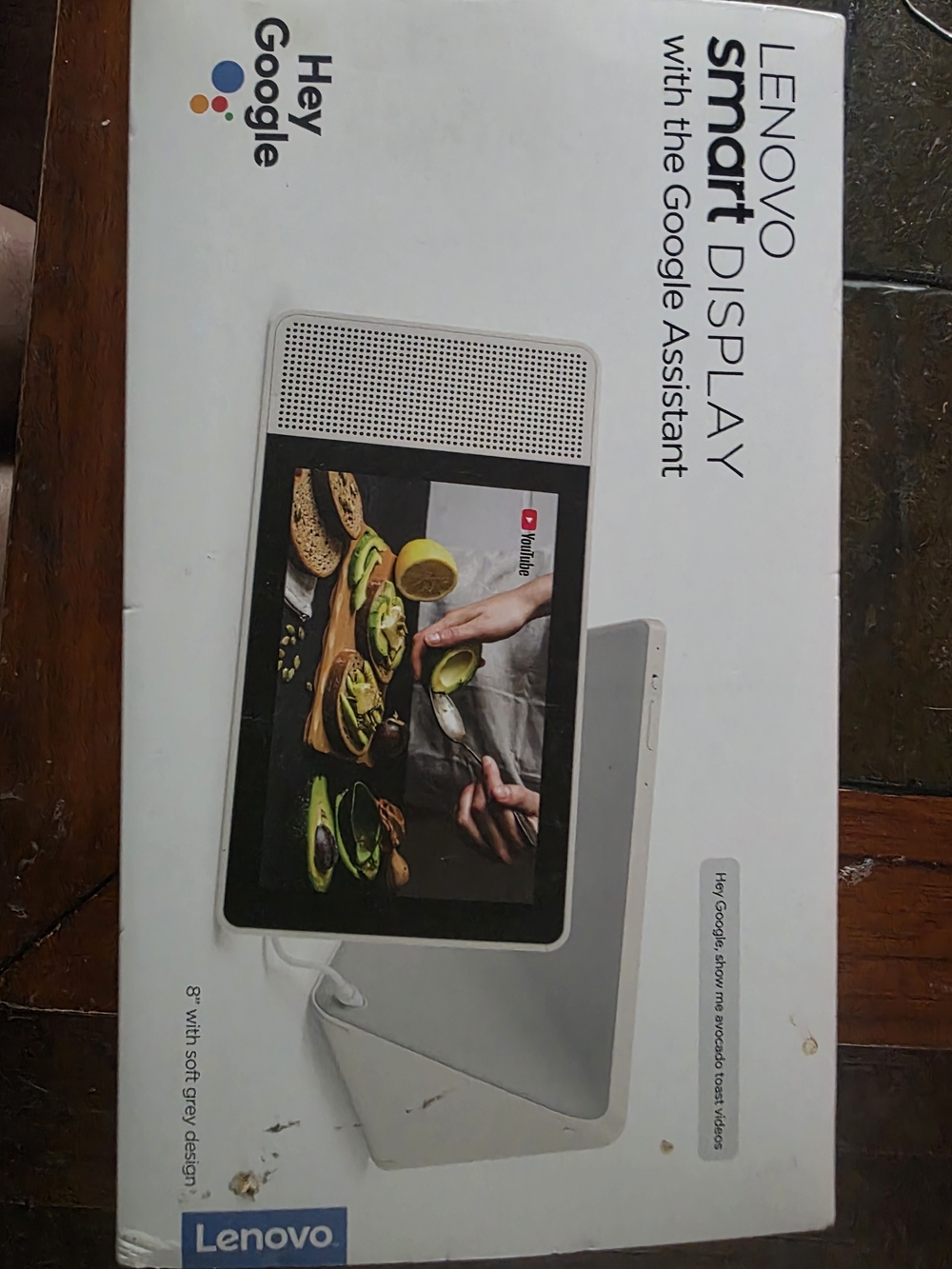 Lenovo Smart Display in Soft Grey